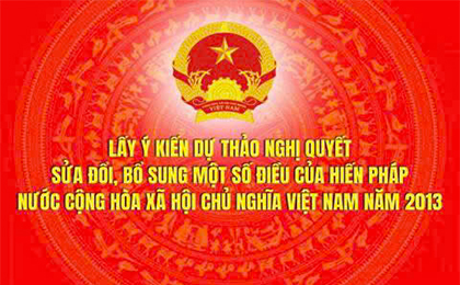 Công đoàn viên VTC tham gia góp ý Dự thảo Nghị quyết điều 9, điều 10 Hiến pháp năm 2013.