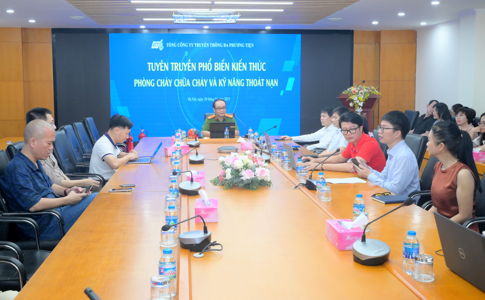 VTC tổ chức phổ biến kiến thức phòng cháy chữa cháy và kỹ năng thoát nạn