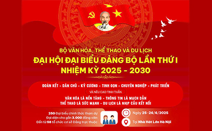 Giới thiệu về Đại hội Đảng bộ Bộ Văn hóa Thể thao và Du lịch nhiệm kỳ 2025-2030